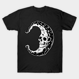 Crescent Moon Skull T-Shirt